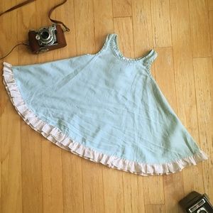 Matilda Jane Serendipity Mint Tulip Swing Top 4